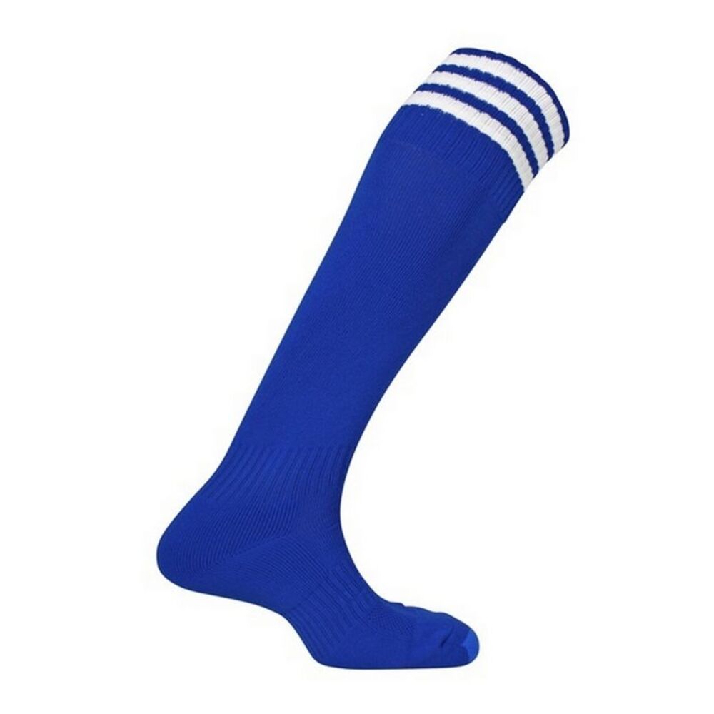 Mitre Childrens/Kids Mercury 3 Stripes Socks / Royal Blue/White